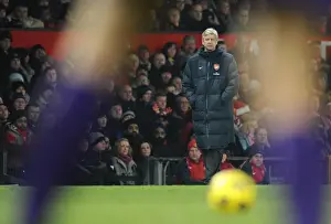 Manchester United V Arsenal 2010-11 Prints: Arsene Wenger at Old Trafford: Manchester United's 1-0 Victory Over Arsenal (2010)