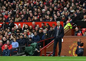 Manchester United V Arsenal 2017-18 Prints: Arsene Wenger at Old Trafford: A Premier League Rivalry Clash (Manchester United vs)