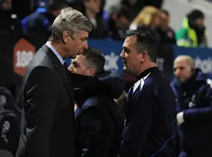 Arsene Wenger and Owen Coyle Pre-Match Handshake: Bolton Wanderers vs. Arsenal, Premier League 2011-2012