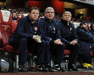 Arsenal V Wolverhampton Wanderers 2011-2012 Prints: Arsene Wenger, Pat Rice