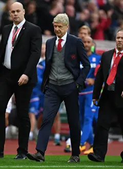 Stoke City V Arsenal 2017-18 Prints: Arsene Wenger - Post-Match Reaction at Stoke City (2017-18)