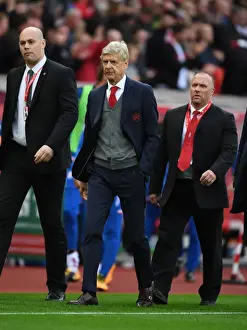 Stoke City V Arsenal 2017-18 Prints: Arsene Wenger: Post-Match Reaction (Stoke City vs Arsenal, 2017-18)