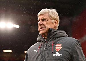 Burnley V Arsenal 2017-18 Prints: Arsene Wenger: Pre-Match Focus at Burnley, Premier League 2017-18