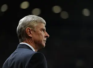 Arsenal V Newcastle United 2014/15 Prints: Arsene Wenger: Pre-Match Focus at Emirates Stadium (Arsenal vs Newcastle United)