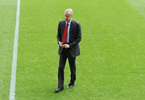 Norwich City V Arsenal 2013-14 Prints: Arsene Wenger: Pre-Match Focus at Norwich City (2013-14)