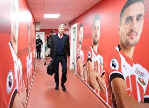 Southampton V Arsenal 2016-17 Prints: Arsene Wenger: Pre-Match Focus at Southampton (2016-17)