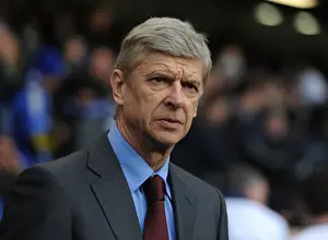 Chelsea V Arsenal 2012-13 Prints: Arsene Wenger: Pre-Match Focus at Stamford Bridge (Chelsea v Arsenal)