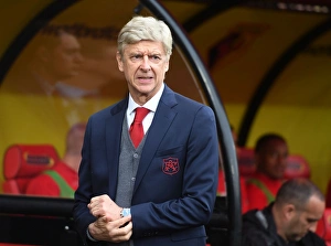 Watford V Arsenal 2017-18 Prints: Arsene Wenger: Pre-Match Focus at Watford (2017-18)