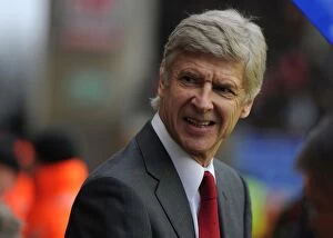 Images Dated 22nd December 2012: Arsene Wenger: Pre-Match Focus at Wigan Athletic (2012-13)