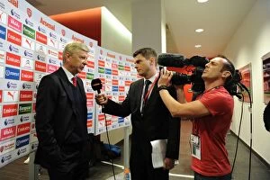 Images Dated 7th May 2017: Arsene Wenger: Pre-Match Interview before Arsenal vs Manchester United (2016-17)