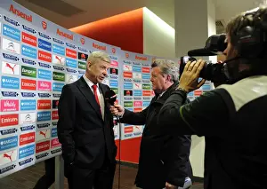 Arsenal V Leicester City 2015-16 Prints: Arsene Wenger: Pre-Match Interview Before Arsenal vs Leicester City, Premier League 2016