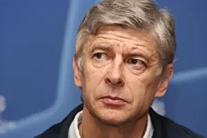 FC Porto V Arsenal 2008-9 Prints: Arsene Wenger: Preparing for FC Porto Showdown in the UEFA Champions League, 2008
