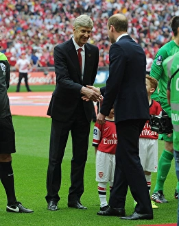 Arsene Wenger and Prince William at the Arsenal vs. Hull City FA Cup Final, 2014