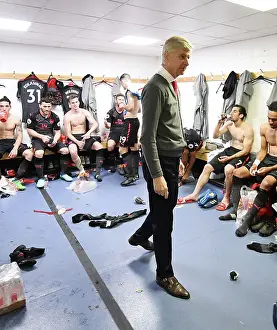Huddersfield Town V Arsenal 2017-18 Prints: Arsene Wenger: Last Reflections in the Arsenal Changing Room (Huddersfield Town, 2018)