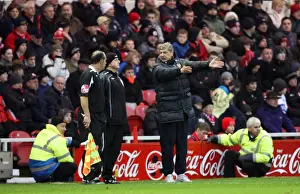 Arsene Wenger at The Riverside: 1-1 Stalemate with Middlesbrough, Barclays Premier League, December 2008