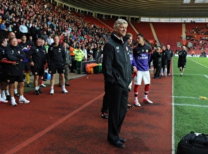 Southampton V Arsenal 2012-13 - Pre Season Prints: Arsene Wenger at Southampton's St