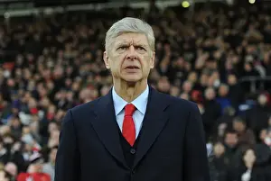 Southampton V Arsenal 2014-15 Prints: Arsene Wenger at Southampton's St Marys Stadium Before Arsenal Match (2014-15)