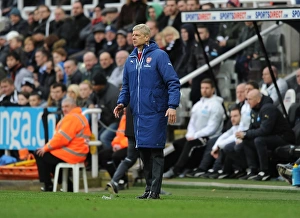 Newcastle United V Arseal 2014/15 Prints: Arsene Wenger at St. James Park: Arsenal vs. Newcastle United, Premier League 2014/15