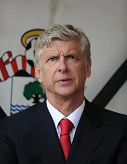 Southampton V Arsenal 2012-13 - Pre Season Prints: Arsene Wenger at St. Mary's Stadium Before Arsenal's 2012-13 Pre-Season Match