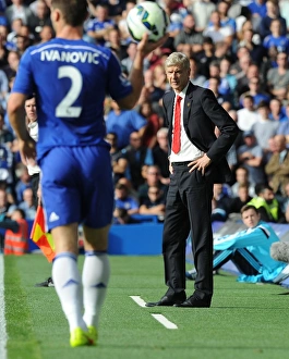 Chelsea V Arsenal 2014-15 Prints: Arsene Wenger at Stamford Bridge: Chelsea vs. Arsenal, Premier League 2014-15