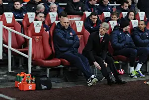 Arsene Wenger and Steve Bould Lead Arsenal Against Southampton (2013-14)