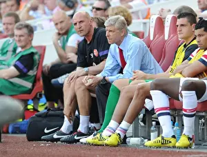 Arsenal V Sunderland 2012-13 Prints: Arsene Wenger and Steve Bould: Leading Arsenal against Sunderland (2012-13)