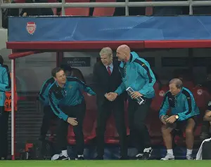 Olympiacos V Arsenal 2015-16 Prints: Arsene Wenger and Steve Bould: United in Victory - Arsenal vs