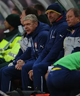 Stoke City V Arsenal 2014-15 Prints: Arsene Wenger and Steve Bould: Unwavering Determination at Britannia Stadium (Stoke City vs Arsenal)