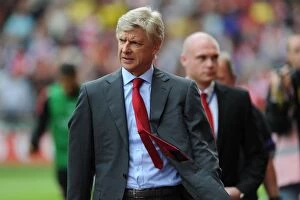 Images Dated 26th August 2012: Arsene Wenger: Stoke City vs Arsenal, Premier League 2012-13