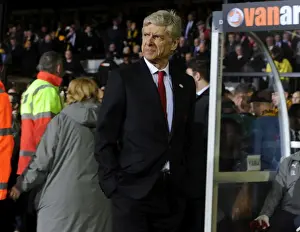 Sutton United V Arsenal 2016-17 Prints: Arsene Wenger at Sutton United: Arsenal's FA Cup Fifth Round Challenge