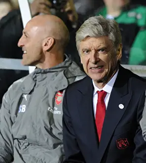 Sutton United V Arsenal 2016-17 Prints: Arsene Wenger at Sutton United: Arsenal's FA Cup Fifth Round Challenge