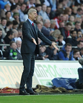Swansea City V Arsenal 2015-16 Prints: Arsene Wenger at Swansea City: Arsenal vs. Swansea City, Premier League 2015-16