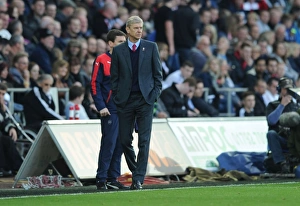 Swansea City V Arsenal 2015-16 Prints: Arsene Wenger at Swansea City vs Arsenal, Premier League 2015-16