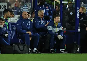 Queens Park Rangers V Arsenal 2014-15 Prints: Arsene Wenger and His Team: Arsenal's Visit to Queens Park Rangers