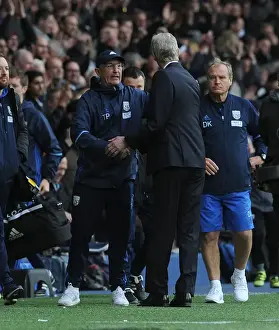 Arsene Wenger and Tony Pulis: Post-Match Handshake - West Bromwich Albion vs. Arsenal (2016-17)