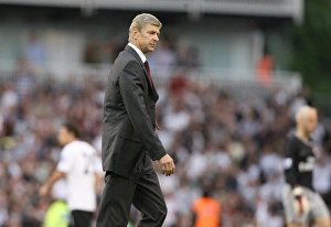 Fulham V Arsenal 2008-09 Prints: Arsene Wenger: Triumphing Over Fulham with Arsenal, 2008
