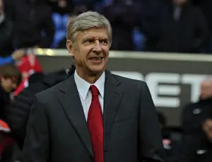 Wigan Athletic V Arsenal 2012-13 Prints: Arsene Wenger: Unwavering Focus at Wigan Athletic (2012-13)