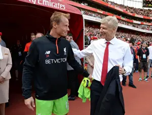 Arsenal V Liverpool 2016-17 Prints: Arsene Wenger vs. Alex Manninger: A Premier League Showdown - Arsenal vs