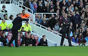 West Ham United V Arsenal 2012-13 Prints: Arsene Wenger vs. Sam Allardyce: A Premier League Showdown - Arsenal vs