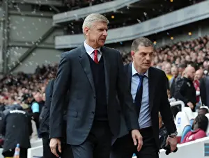 West Ham United V Arsenal 2015-16 Prints: Arsene Wenger vs Slaven Bilic: A Pre-Match Showdown at The Boleyn Ground (West Ham United vs Arsenal)