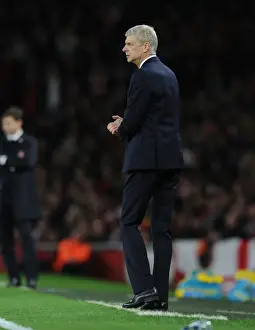 Arsenal V Tottenham Hotspur 2015-16 Prints: Arsene Wenger vs. Tottenham Hotspur: The Intense Premier League Showdown at Emirates Stadium (2015-16)