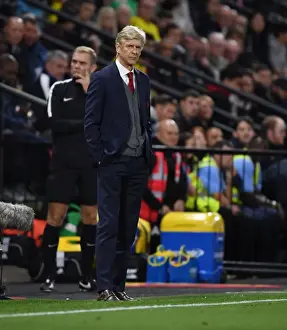 Watford V Arsenal 2017-18 Prints: Arsene Wenger at Watford: A Premier League Battle (2017-18)
