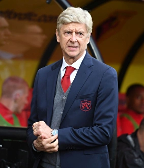 Watford V Arsenal 2017-18 Prints: Arsene Wenger - Watford vs Arsenal, Premier League 2017-18