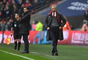 Tottenham Hotspur V Arsenal 2017-18 Prints: Arsene Wenger at Wembley: Tottenhotspur vs. Arsenal, Premier League 2017-18