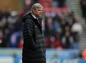 Wigan Athletic V Arsenal 2012-13 Prints: Arsene Wenger at Wigan: Arsenal vs. Wigan Athletic, Premier League 2012-13