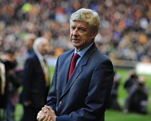Arsene Wenger at Wolverhampton Wanderers, April 2012 (Premier League)