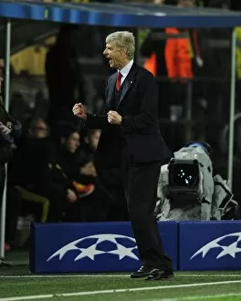 Images Dated 6th November 2013: Arsene Wenger's Champions League Triumph: Arsenal's Victory over Borussia Dortmund (2013)
