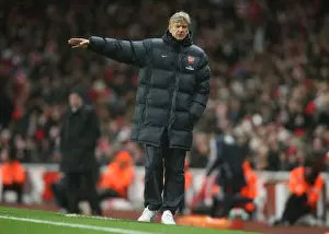Arsenal V Chelsea 2009-10 Prints: Arsene Wenger's Disappointment: Arsenal's 3-0 Defeat to Chelsea (2009)