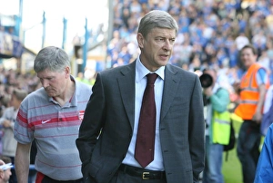 Portsmouth V Arsenal 2008-9 Prints: Arsene Wenger's Dominance: 4-0 Win Over Portsmouth, Barclays Premier League, 2009