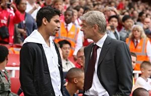 Images Dated 3rd August 2008: Arsene Wenger's Triumph: Arsenal's 1-0 Victory Over Real Madrid with Eduardo at Emirates Cup (2008)